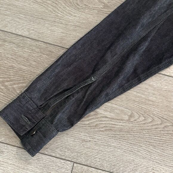 Levi Strauss Riveted Jean Denim Cotton Button Down Shirt Mens Small Casual - Picture 8 of 8